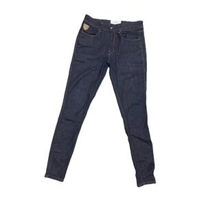 April 77 Jett Skinny Jeans In Debbie Dark Wash Y2K Grunge Decadence Rock Band 27